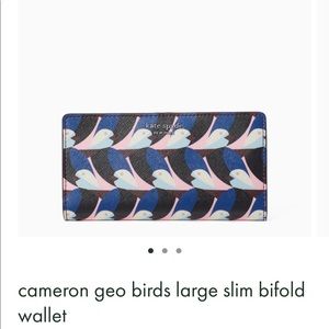 cameron geo birds large slim bifold wallet